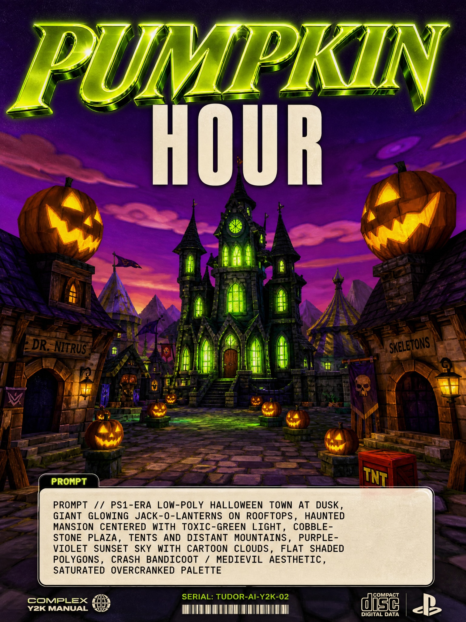 PS1 pumpkin hour prompt slide