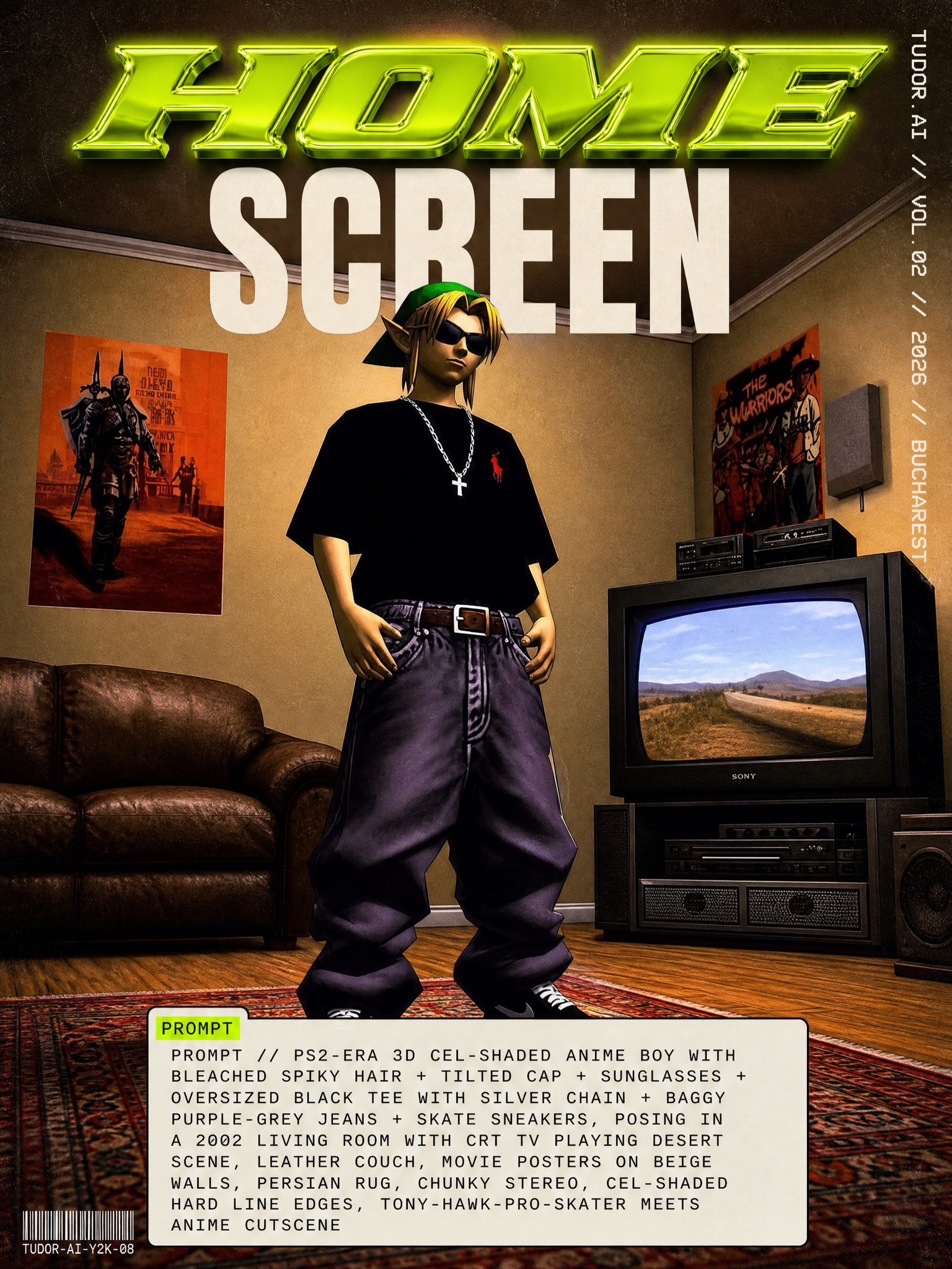 PS2 home screen character prompt slide