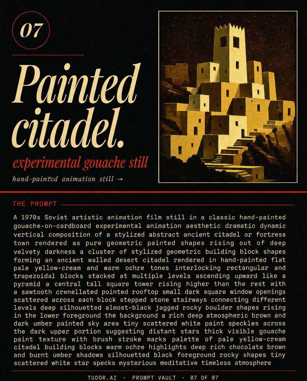 Painted citadel gouache prompt slide